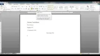 MLA Format