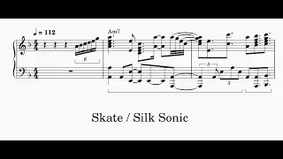 - Skate - Silk Sonic【楽譜】