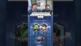 Devin & Dylan finally pack their first mega knight in clash royal😱