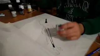 How to paint on fiber a cello DIY timelapse