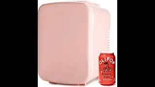 HealSmart Mini Pink Fridge Review - Pros & Cons - HealSmart mini fridge