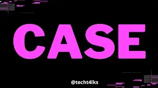 Como usar o CASE no sql