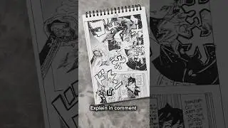 I Draw Manga Panel with Cheap Materia 😄l #shorts