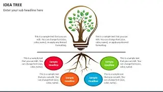 Idea Tree animated PowerPoint Template
