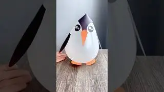 🐧 Wobble Balloon Penguin Craft | Fun DIY Toy for Kids! #craftideas #holidaydiy