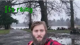 Rainy walk at Derby Reach Regional Park