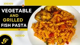 ПАСТА С ОВОЩАМИ И РЫБОЙ-ГРИЛЬ // ВКУСНЫЙ БЫСТРЫЙ РЕЦЕПТ ПАСТЫ