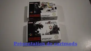 Pr&eacute;sentation de 2 cartmods #Chronotrigger et #FinalFantasyVI sur #SNES