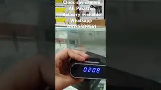 clock spy camera viral video