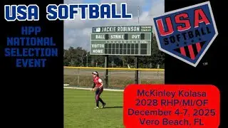 USA Softball HPP National Selection Event Highlights - Vero Beach, FL - December 4-7, 2025