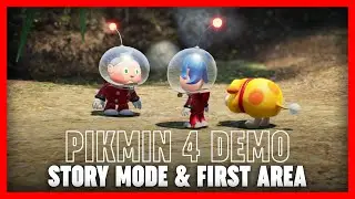 Pikmin 4 Demo - Story Mode & First Location (No Commentary)