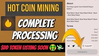 Hot Coin Telegram Per Kaise Mine Kare || Hot Coin DD Token Kaise Buy Kare || Hot Coin Price 💸