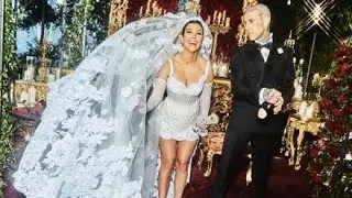 Kourtney Kardashian Gets Married In Hot Mini Wedding Dress (See Video)