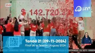 Tanda 21 de SNT + Final de la Teletón Uruguay 2024 (09-11-2024)