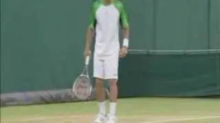 Djokovic as Roddick, Hewitt, Sampras, Nadal and Baghdatis