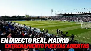 EN DIRECTO | Entrenamiento a puerta abierta del Real Madrid