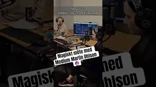 Magiskt m&ouml;te med Medium Martin Ohlson! #sp&ouml;kjakt #medium #podd #paranormal