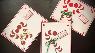 Christmas in July/Craft Fair 2021 Idea #10 Candy Cane Card