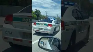 Miami Dade Police Dodge Charger Responding #police #cops #miami #florida #random #emergency #cars