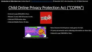 Video Games - Common Legal Issues