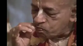A. C. Bhaktivedanta Swami Prabhupada  Eating to prasad 1972