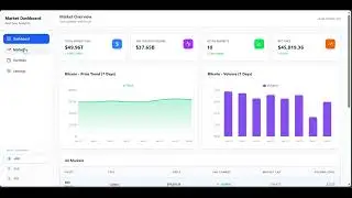 📊 Build a Real-Time Crypto & Stock Dashboard | React, Tailwind CSS & Recharts