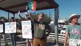 Quartzsite Arizona 1-20-26, residents and visitors, using their constitutional right to peacefully