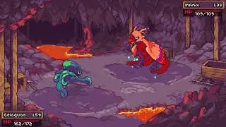 Coromon Full Version (From Demo)||•Gameplay at Vlamma  : •Beating Hozai the fire Titan