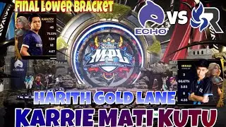 Harith gold lane No counter |Echo vs RSG |Final lower bracket |Skin M1 Hadir mpl PH S11
