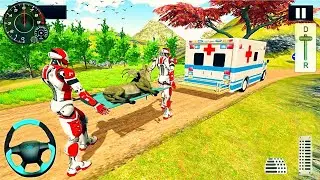 Ambulance Driving Game - Doctor Robot Emergency Animal Rescue Fighter - Android GamePlay