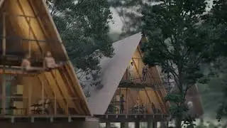 Misty Mountain Retreat: A Cinematic Walkthrough of a Cottage by the River