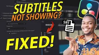 DaVinci Resolve  .SRT Export Fix  - The Real Reason Your Subtitles Don&rsquo;t Show in Videos