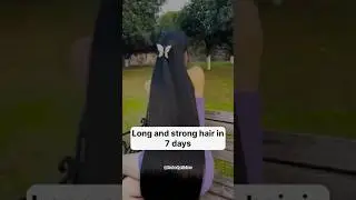 Long and Strong Hair in 7 Days #naturalbeauty #hair #hairmask #hairtreatment  #skinbrighteningmask