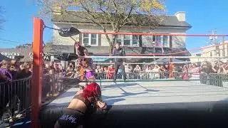Amity LaVey vs. Vita Von Starr vs. Charly Jade Starlight title street fair fury.