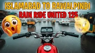 Barish Me CG125 Ride 😍 Islamabad to Saddar Rawalpindi POV Moto Vlog #saadimotovlogs @VeLLaMunDa5