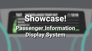 Virtual Showcase - Passenger Information Display System (Service 161)