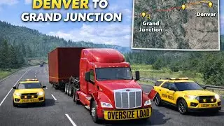 Peterbilt Oversized Haul Through Colorado Mountains 🏔️ | ATS Gameplay #ats #simulator #gaming