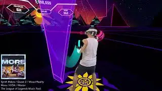 Synth Riders / More / K/DA / Master (PERFECT) / Mixed Reality