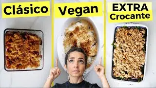 3 Recetas de verduras MUY fáciles 👉 Crumble VEGANO, CLÁSICO y muy CROCANTE