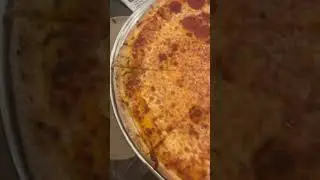 Half Cheese, Half Pepperoni XL Pie #pizzalover #fyp #pizza a