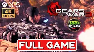 GEARS OF WAR 3 Gameplay Walkthrough FULL GAME [4K 60FPS XBOX SERIES X] - No Commentary