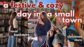 living my small town dreams (bookstores, coffee shops, reading) | vlogmas day 11