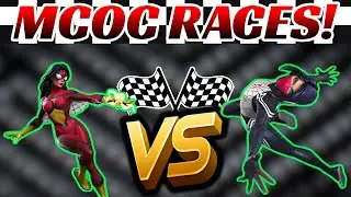 SPIDER SHOWDOWN! Silk VS Spider Woman! | MCOC RACES