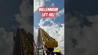 Millennium Lift Hill Fantasy Island #fantasyisland #ingoldmells  #coaster #pov #fun #family #shorts