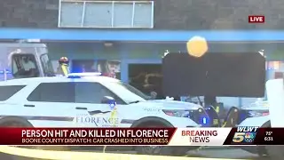 Coroner called to scene of Florence liquor store after vehicle reportedly crashes into it