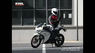 🔥 EGL GP250: The White-Orange Street Slayer! #EGL #GP250 #SportStyle #StreetRacer #MotorcycleLife