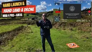 Hand Launch & Hand Land a Drone