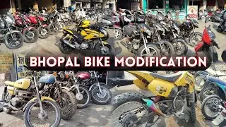 बाइक को क्या से क्या बना दिया। Bike Modification starts in just 50001 Bike Modification in Bhopal