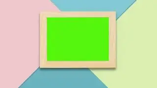 Green Screen | Simple Wooden Frame Green Screen Video | Decent Green Screen Video Frames