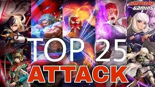 TOP 25 ATTACK Type FIGHTERS | KOF Allstar TIERLIST February 2021